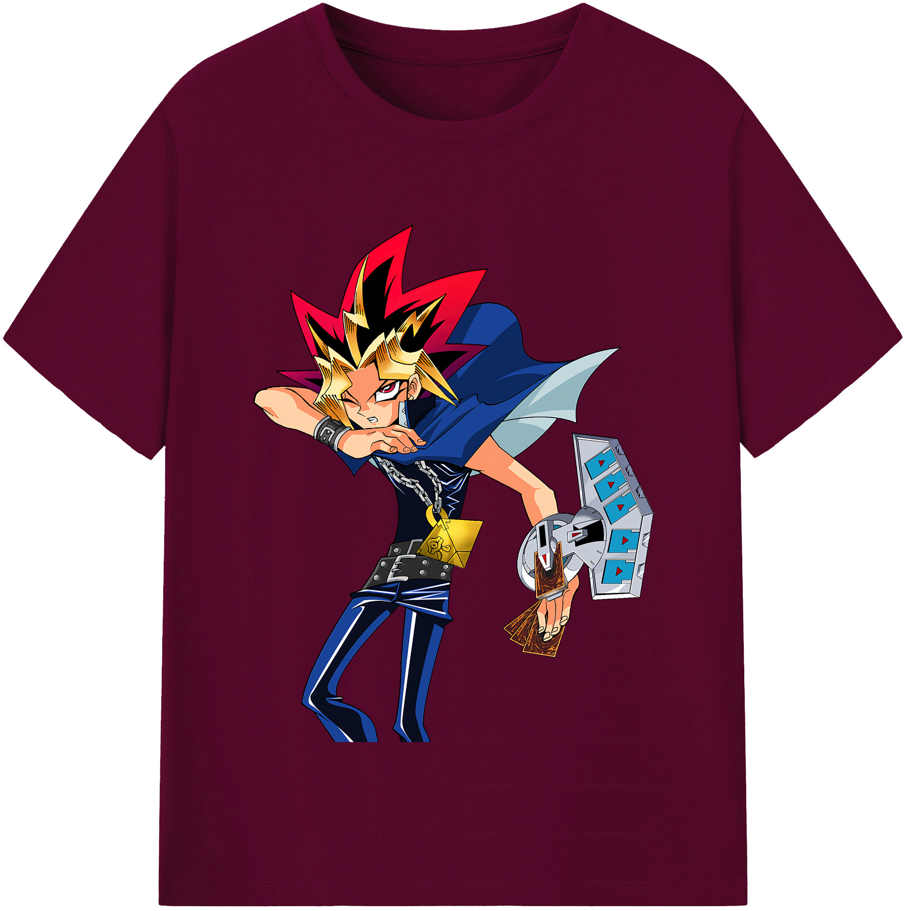 （画像用） 遊☆戯☆王 Yu-Gi-Oh! レディースカジュアルプリントTシャツ（綿100％）